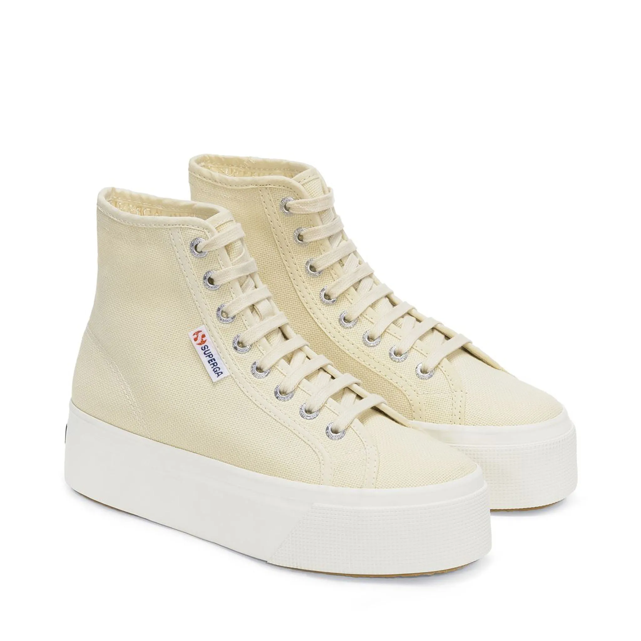 2708 High Top Sneakers - Beige