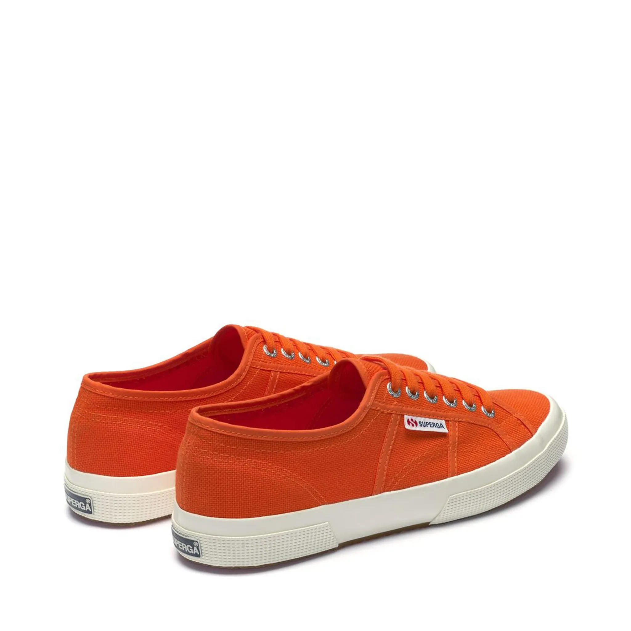 Superga 2750 Cotu Classic Unisex Sneakers in Avorio/Orange - Premium Italian Design