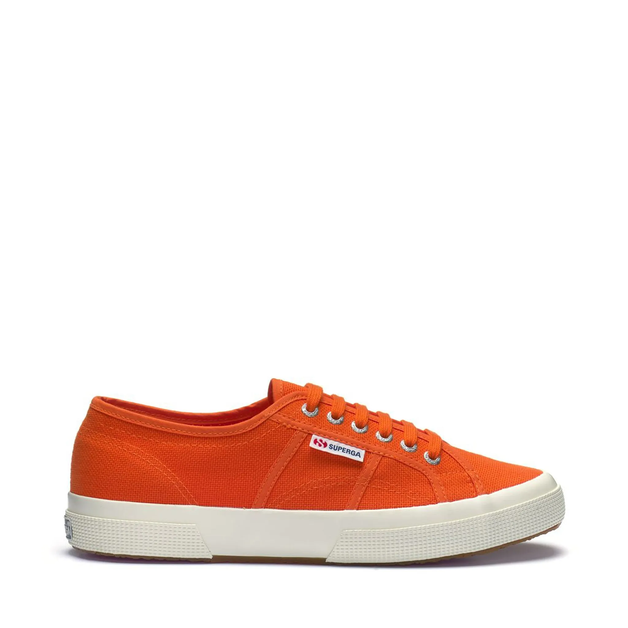 Superga 2750 Cotu Classic Unisex Sneakers in Avorio/Orange - Premium Italian Design