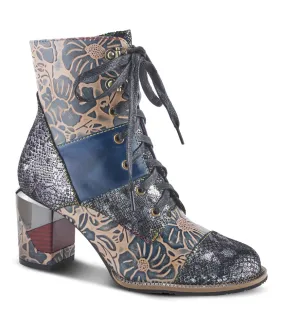 Aboot in Blue Multi Leather by L'Artiste