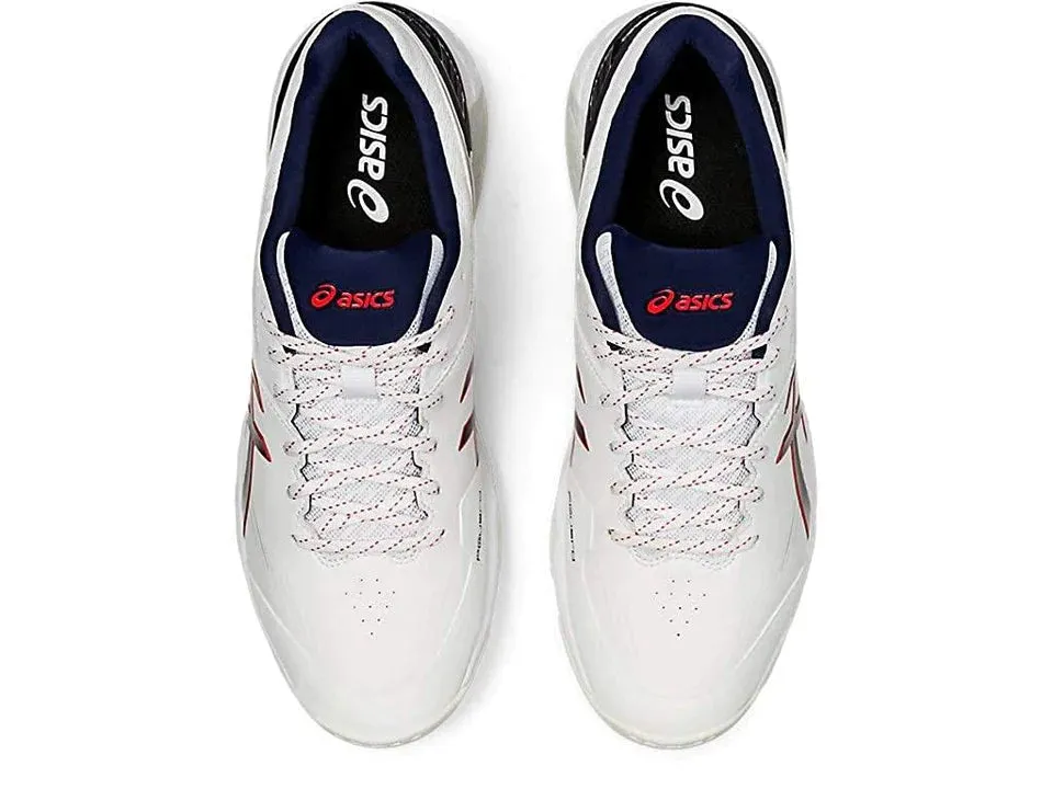 Asics 350 Not Out FF Cricket Shoes - White/Peacoat