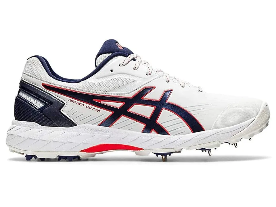 Asics 350 Not Out FF Cricket Shoes - White/Peacoat