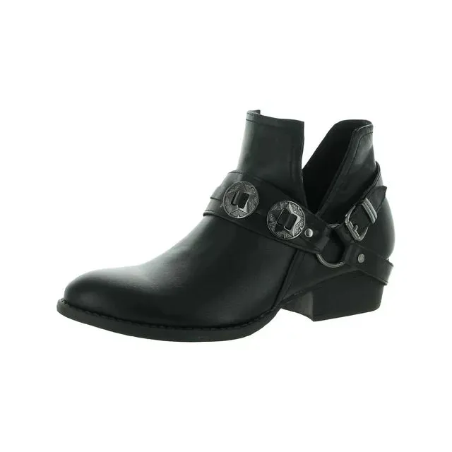 GC Shoes Elisa Western Women's Ankle Black Boot