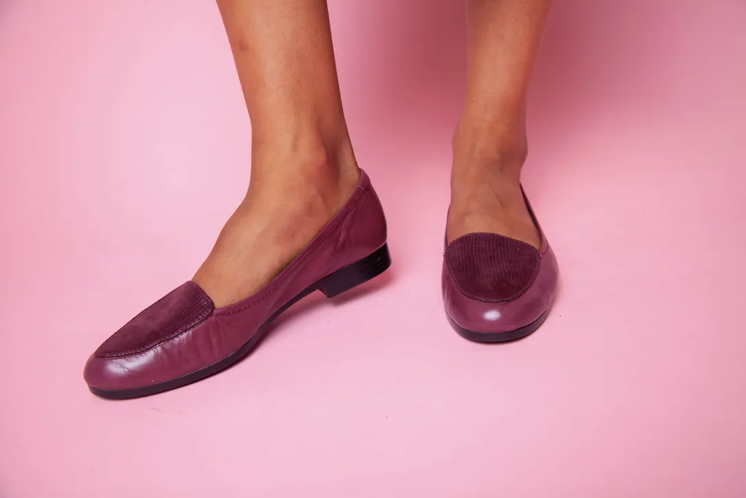 Maroon Loafers