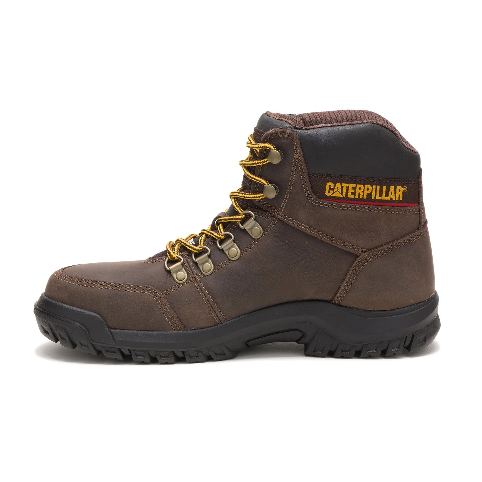 Outline Men's Steel-Toe Work Boots Seal Brown