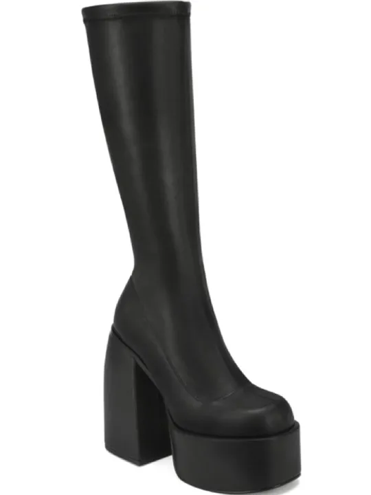 Thick Platform High Heel Knee Boots