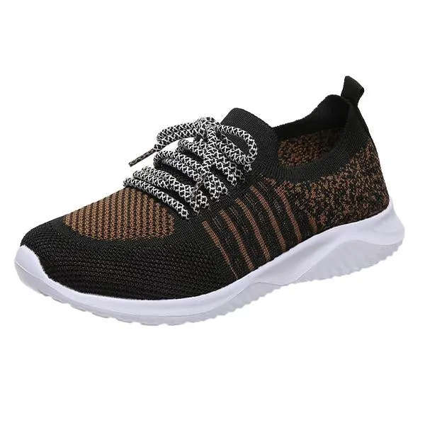 Women's Casual Lace-Up Mesh Breathable Sneakers 61402719S