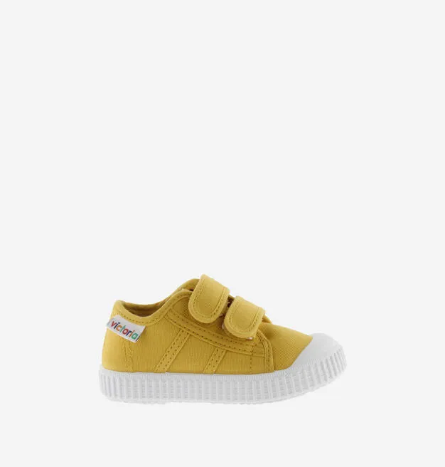 Yellow (Curry) double velcro sneaker